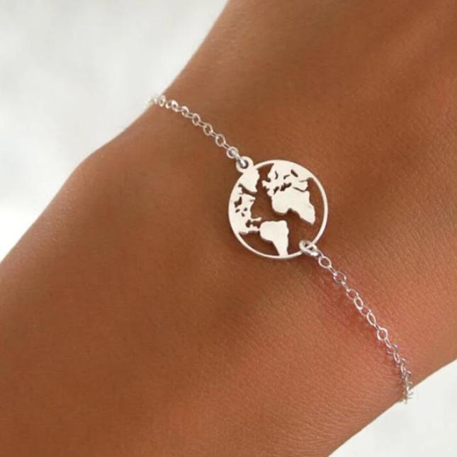 Wereldbol Armband Deluxe