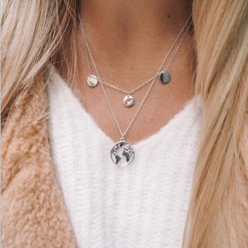 Wereldbol Ketting DELUXE