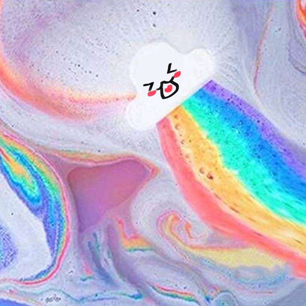 Regenboog Wolk Badbom