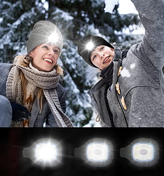Gebreide LED Beanie