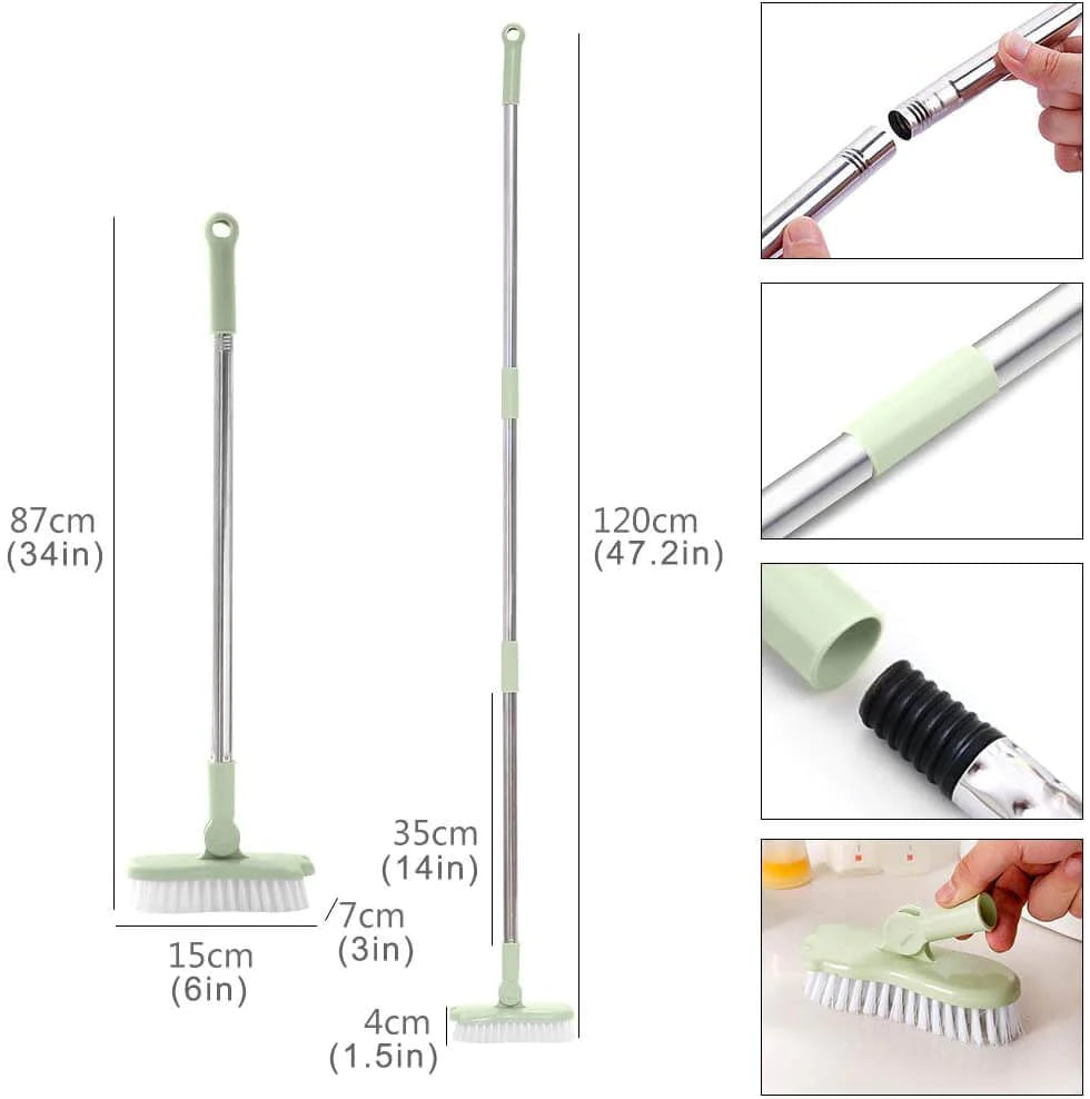 Scrubborstel met lange steel