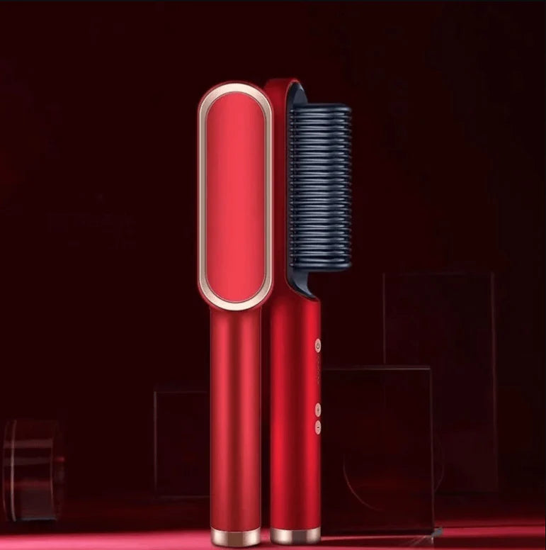 Haar stijltang Borstel Verwarmde Kam