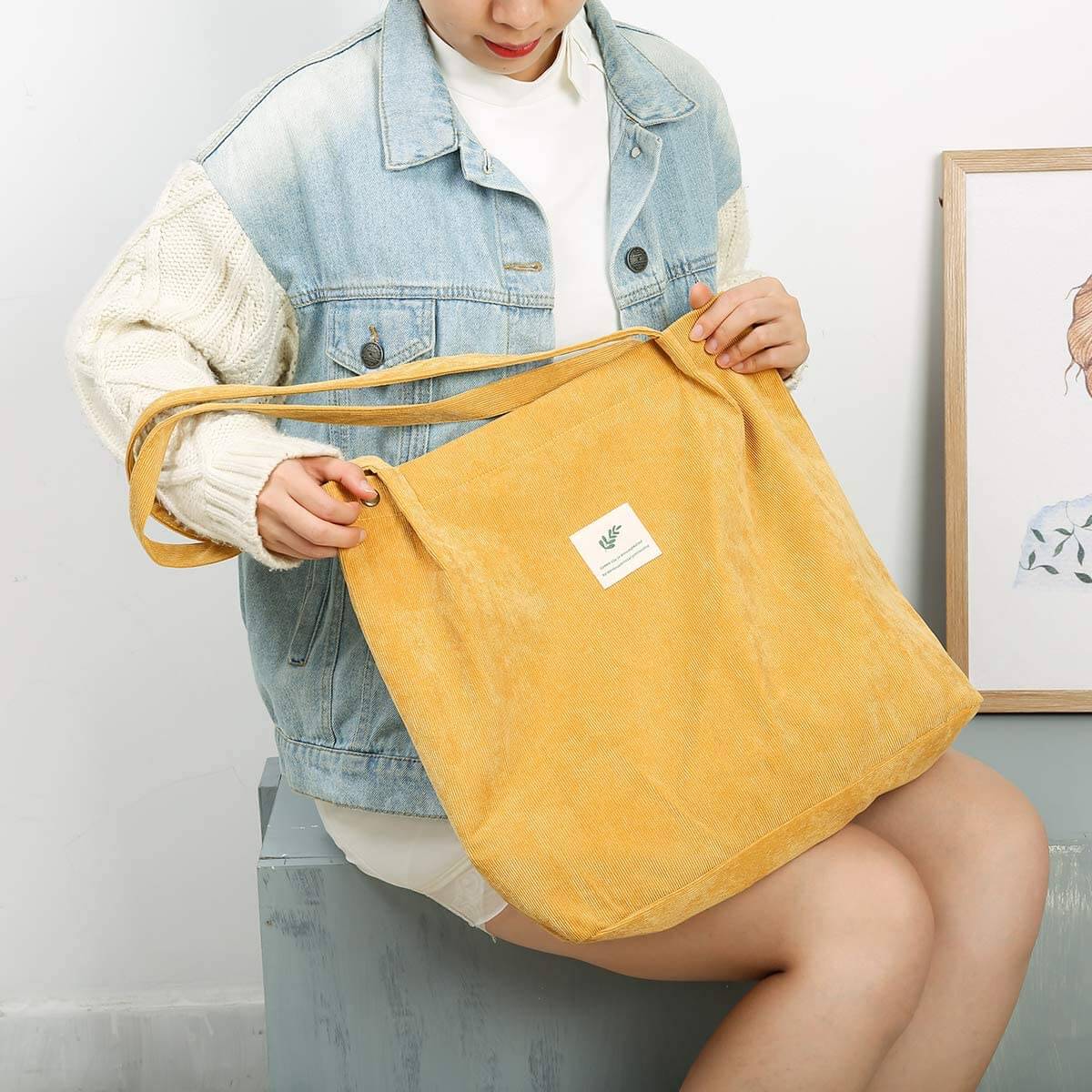Corduroy Tas