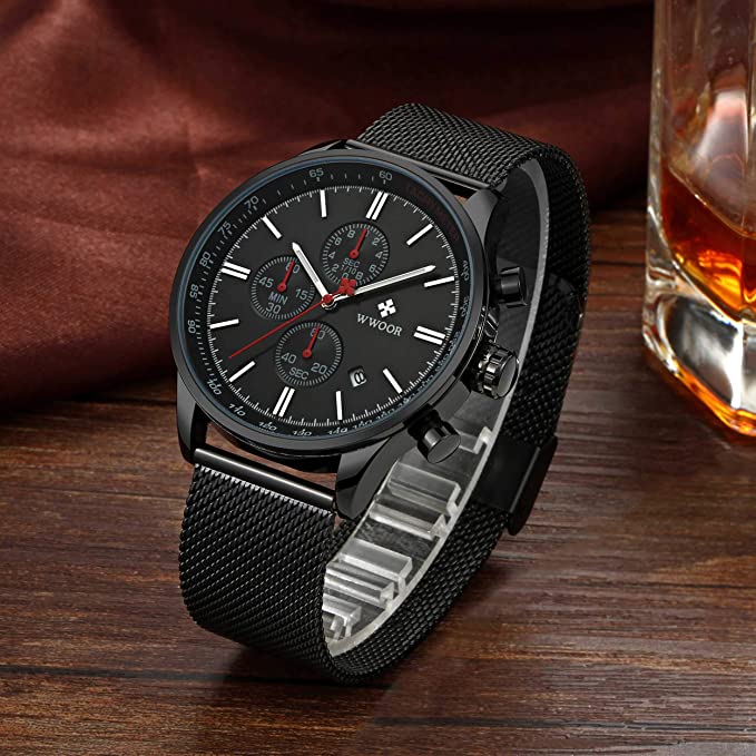 Ultra-dun Chronograaf Polshorloge