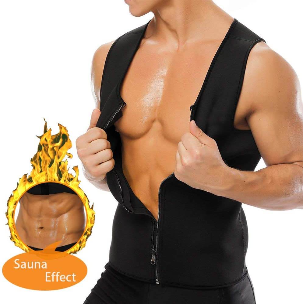 Sauna Sweat Ritsvest Heren