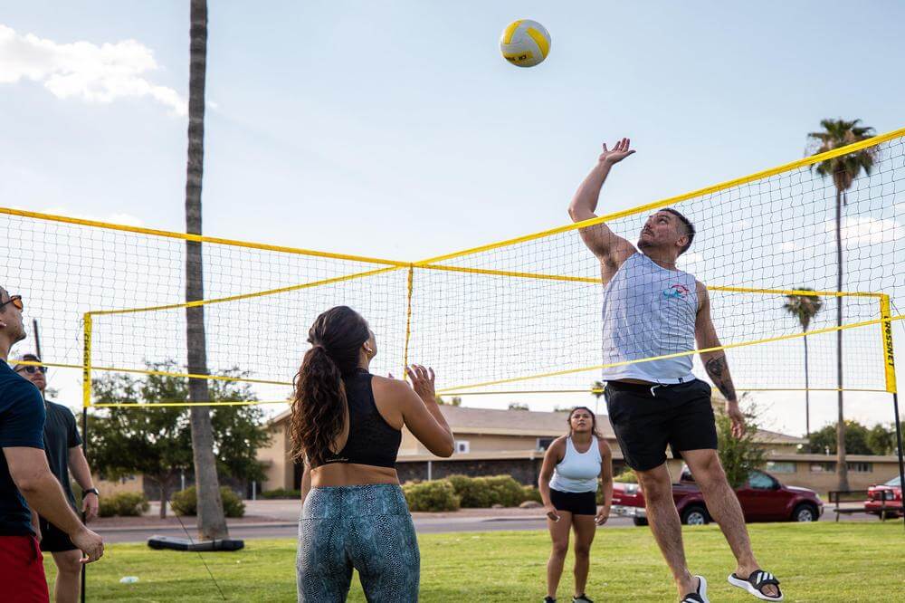 Vierzijdig Cross Volleybal Net