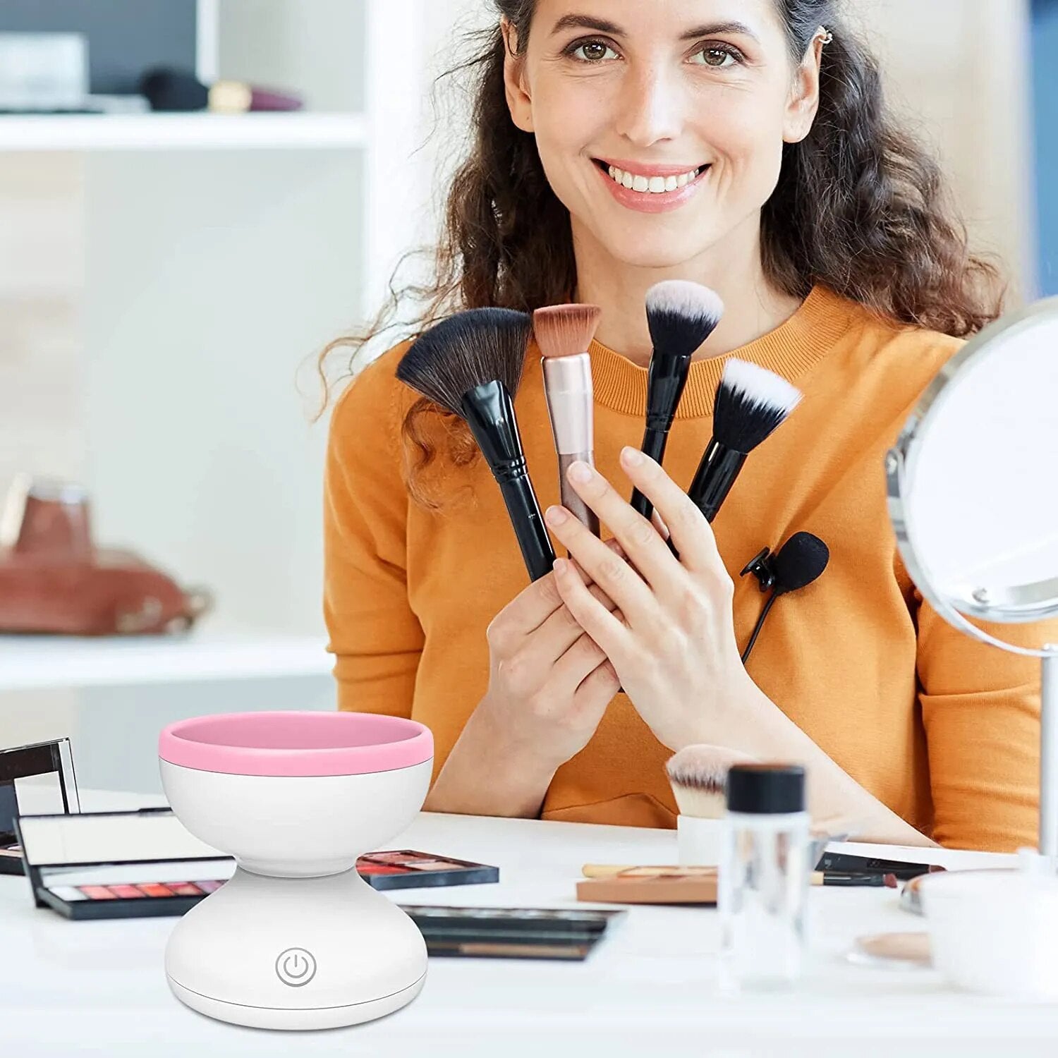 Elektrische Make-up Kwastenreiniger