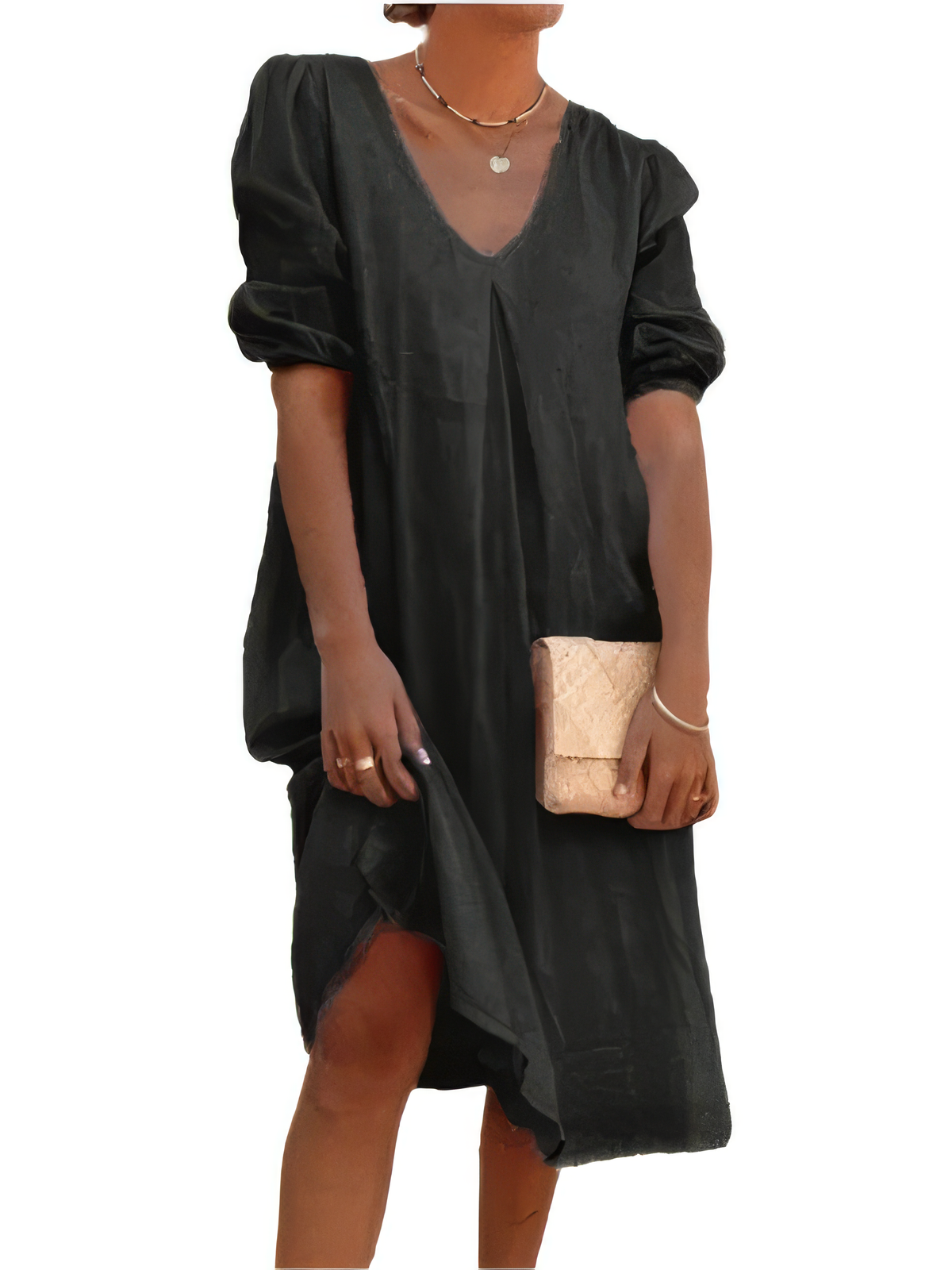 Dames Midikleed Modern Casual