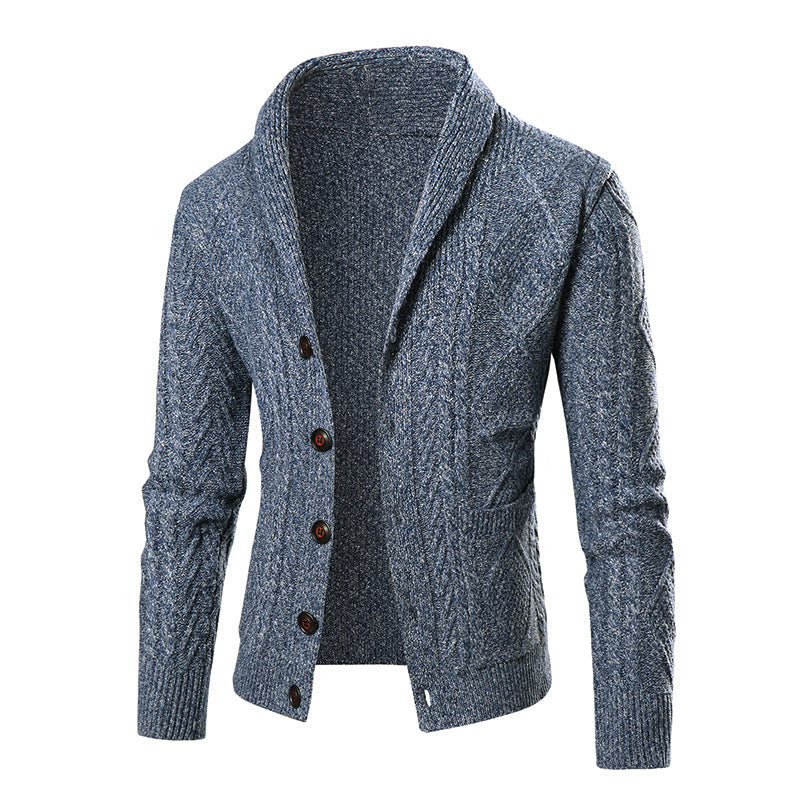 Heren Cardigan van Kasjmier met Relaxed Fit