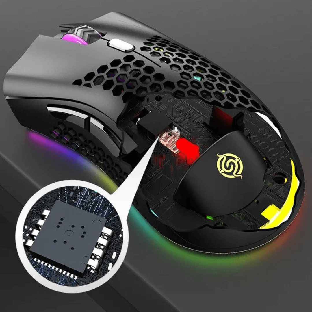 RGB Honingraat Draadloze Muis