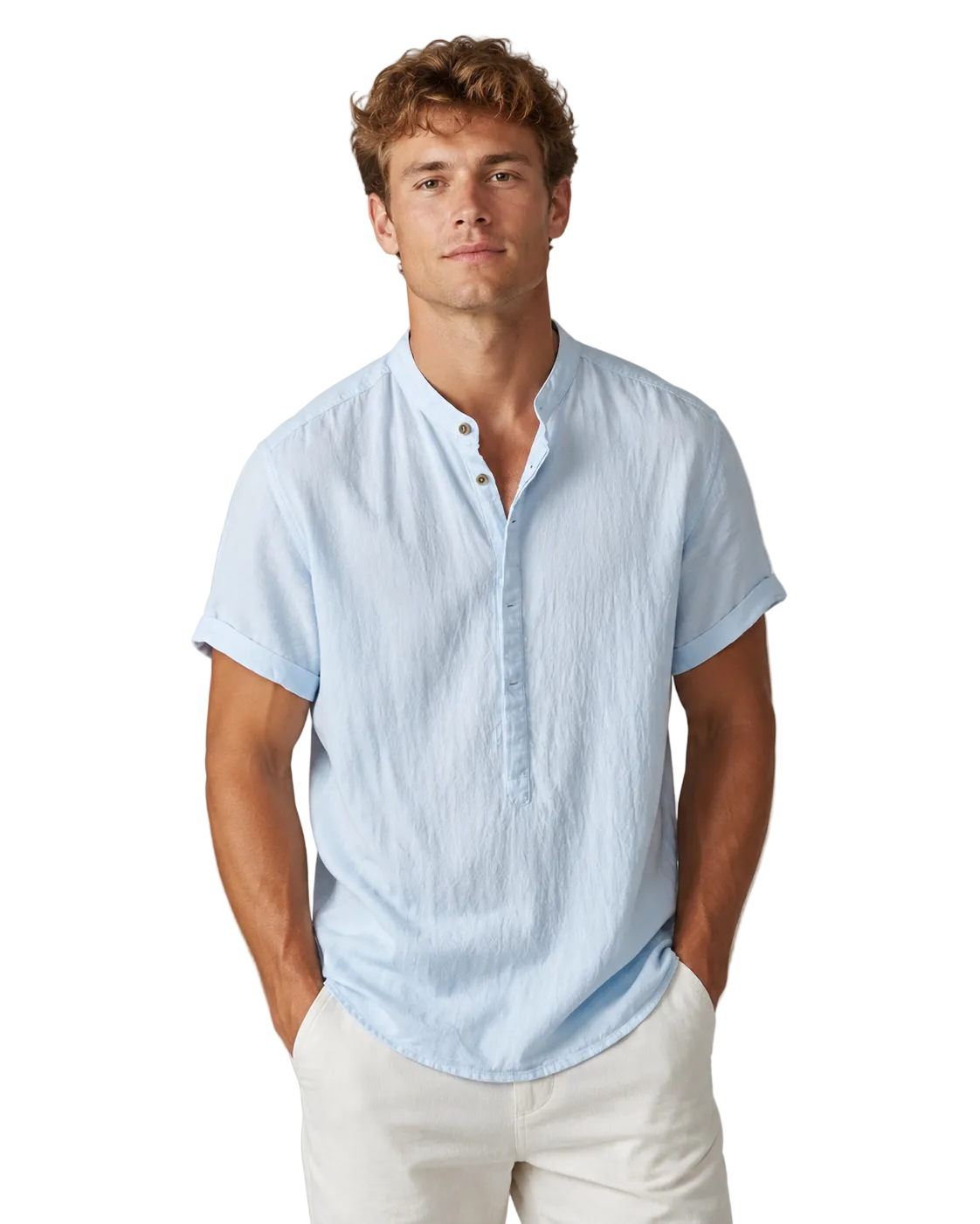 Heren T-shirt, Casual, Katoen-linnenstijl, Ademend, Lichtgewicht