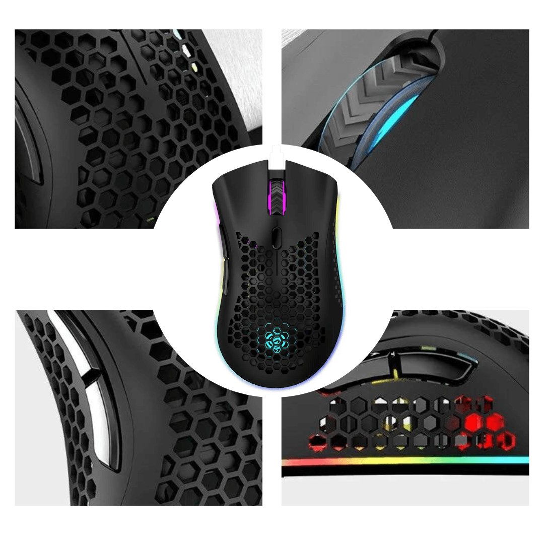 RGB Honingraat Draadloze Muis