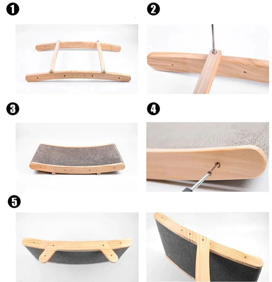 Kat Houten Krabber Bed