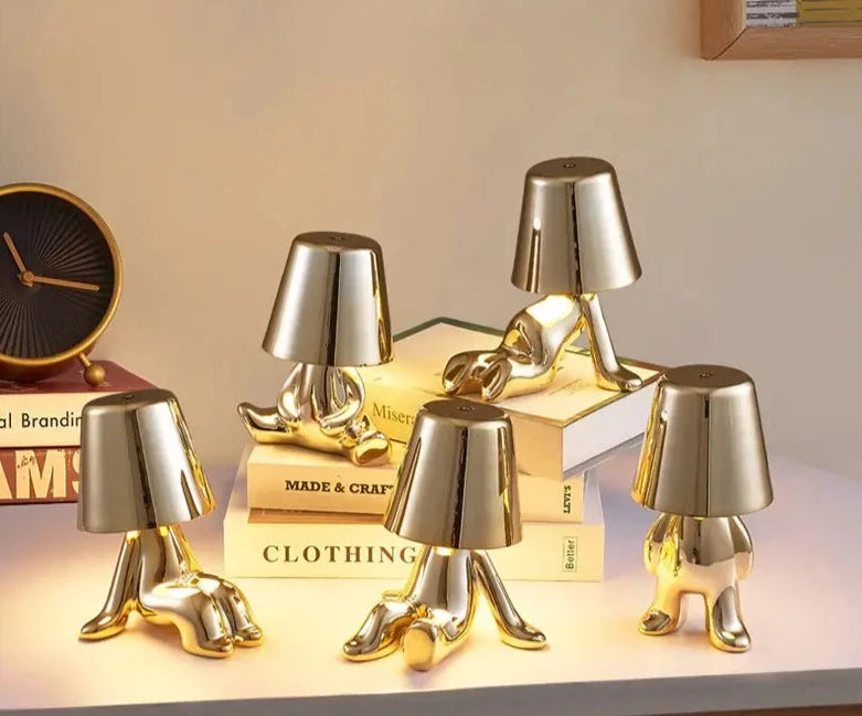 Denker Gouden Man Tafellamp