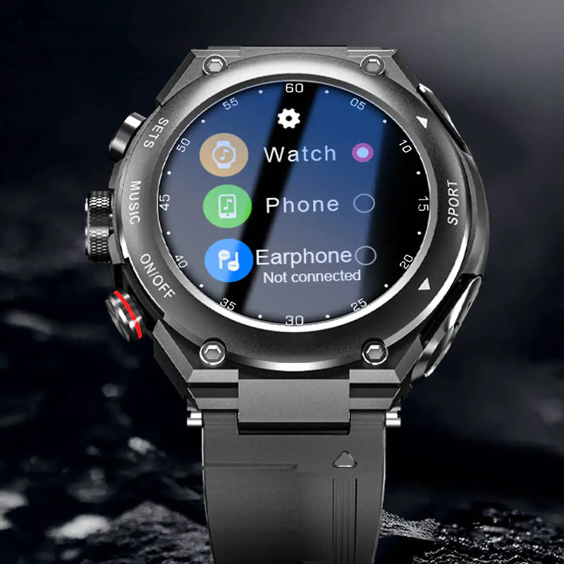 3-in-1 Fitness Track Smartwatch