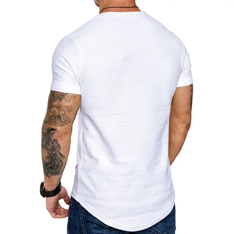 Heren Slim Fit Ademend T-shirt