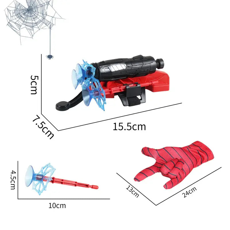 Spinrag Schietende Handschoen