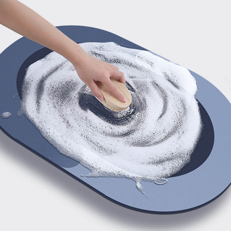 Sneldrogende antislip badkamermat