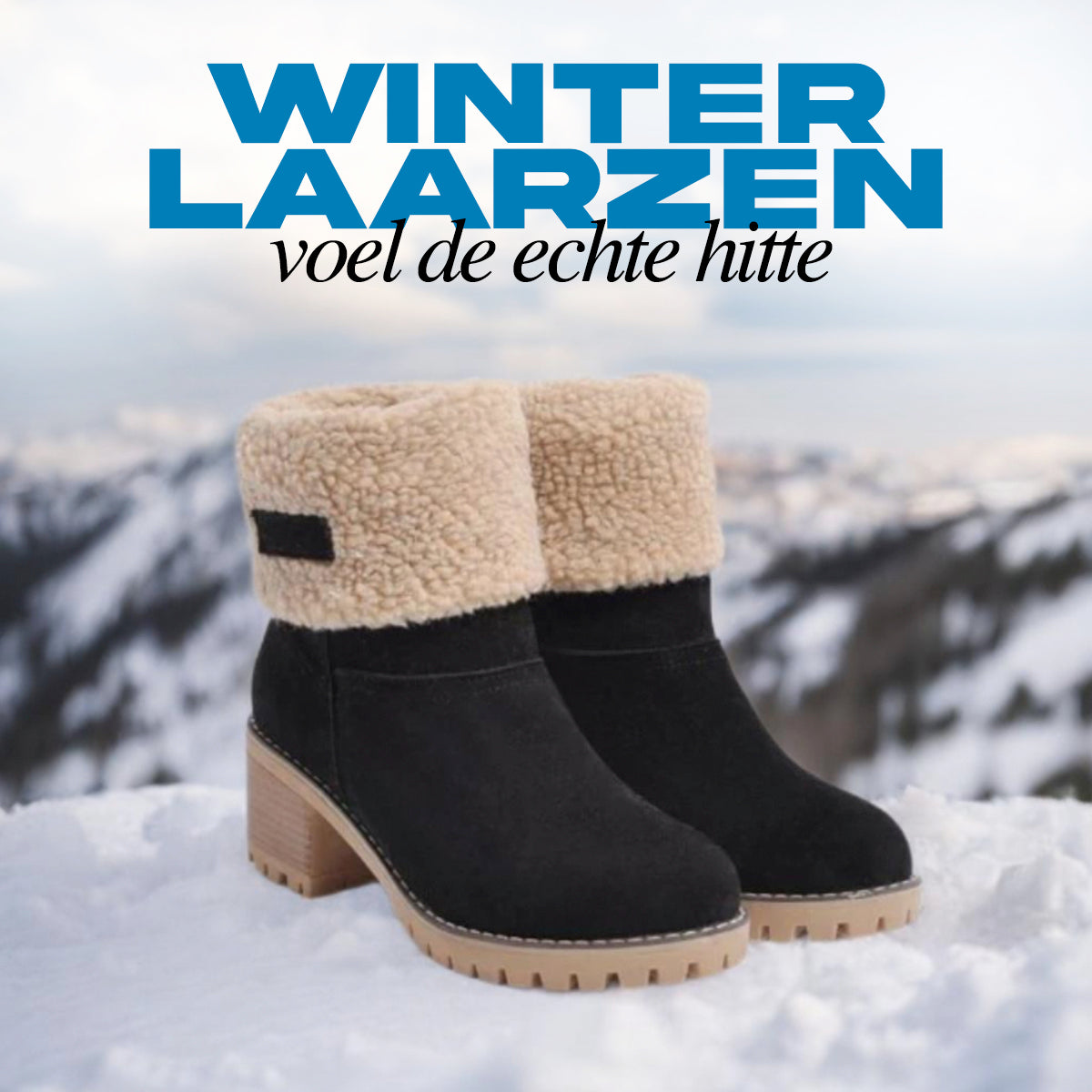 Winter Bont Warme Sneeuw Laarzen