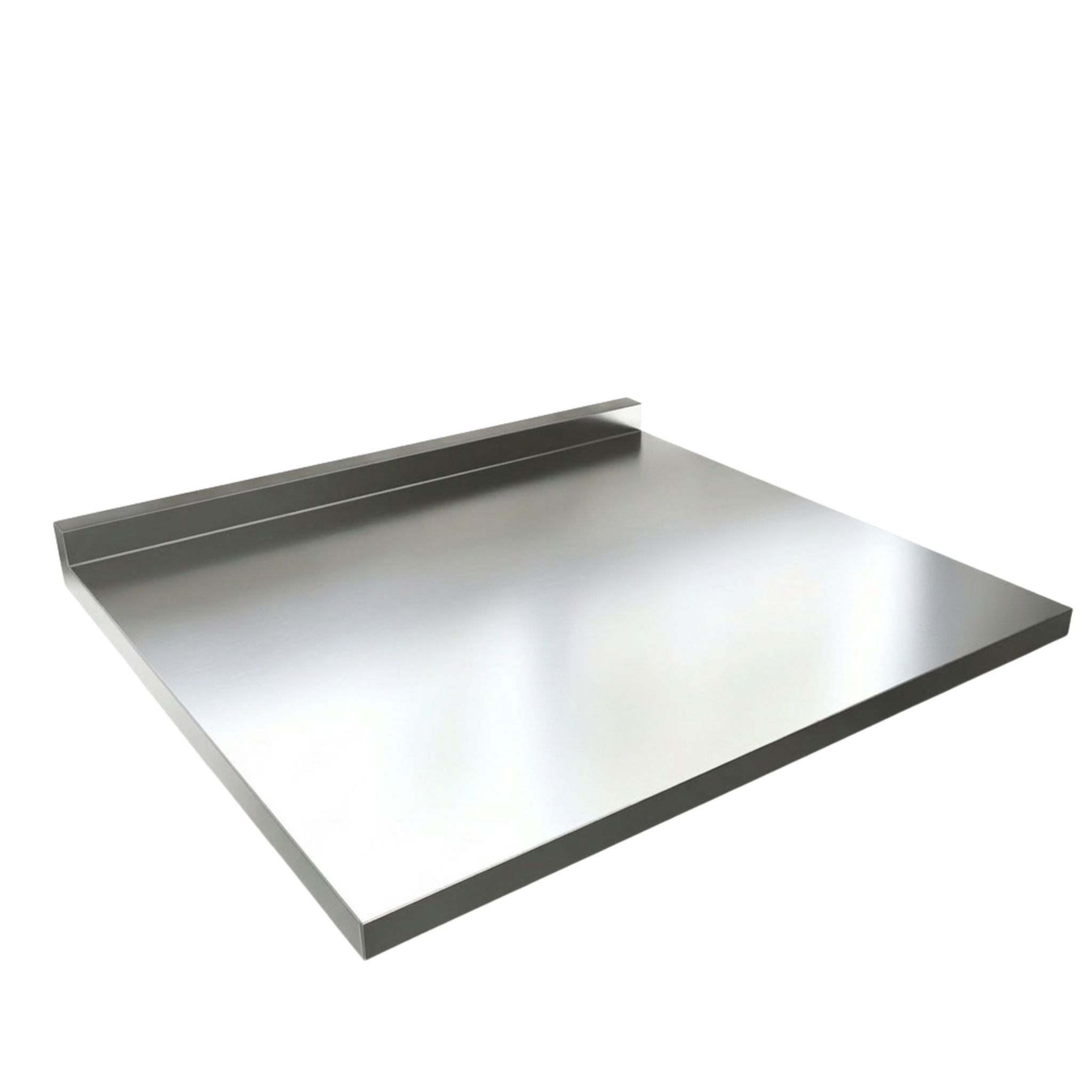 Keuken Snijplank RVS met Antislip Rand