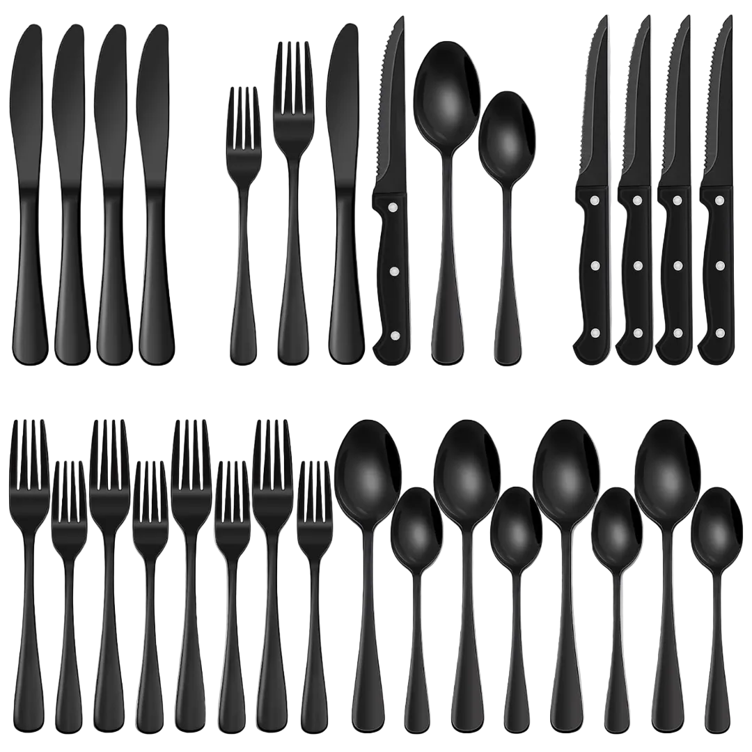 24-delige Bestekset Voor Vier Personen Met Modern Ontwerp 0