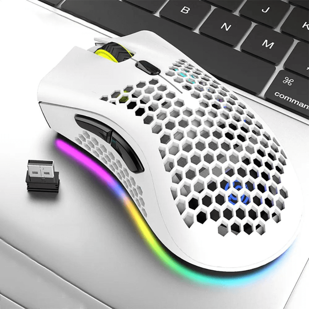 RGB Honingraat Draadloze Muis