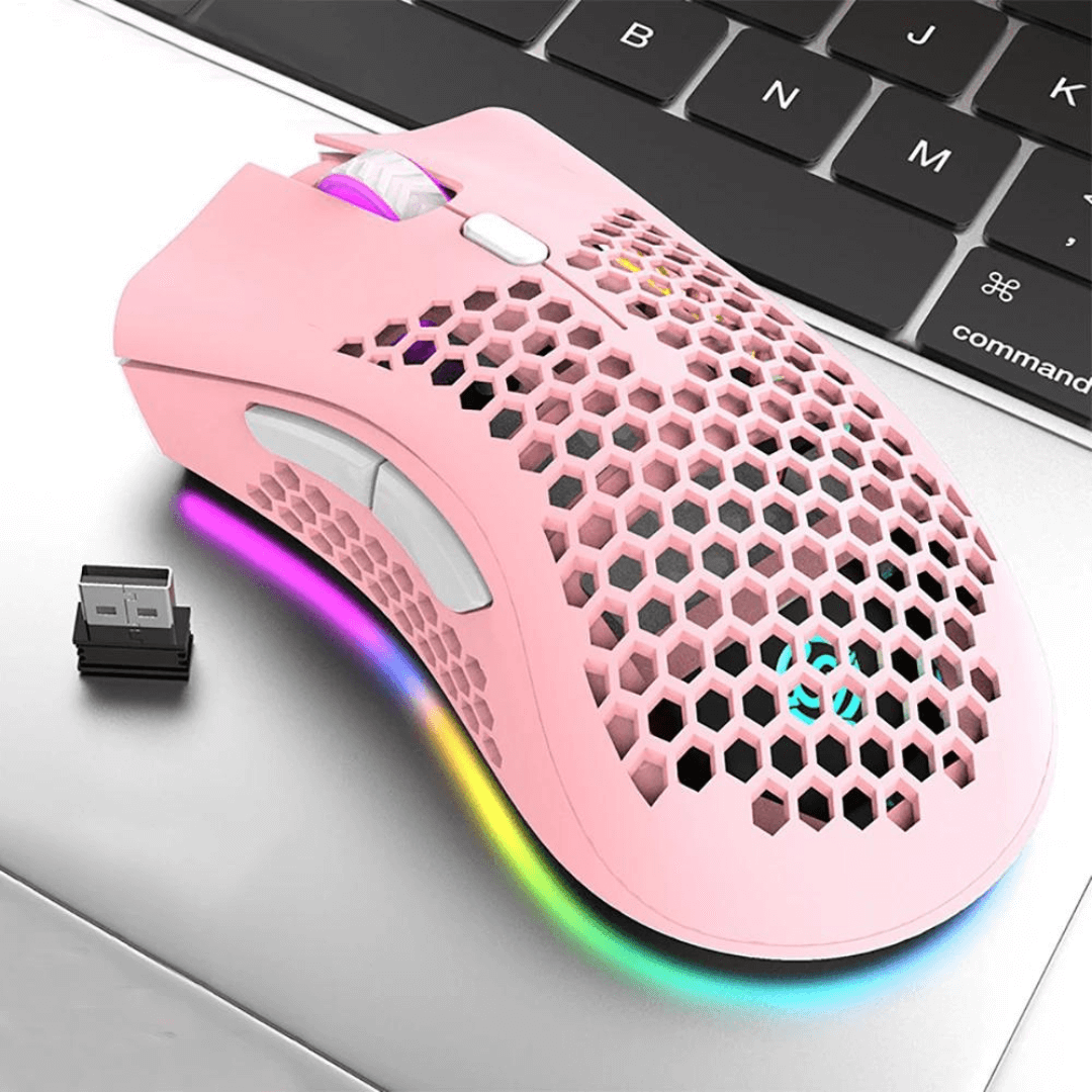 RGB Honingraat Draadloze Muis