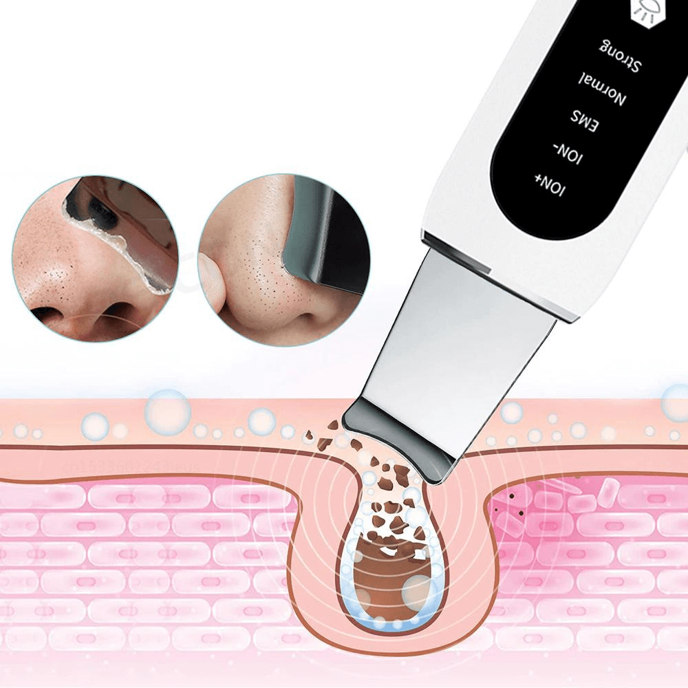 Ultrasonische Dieptereinigende Huidscrubber