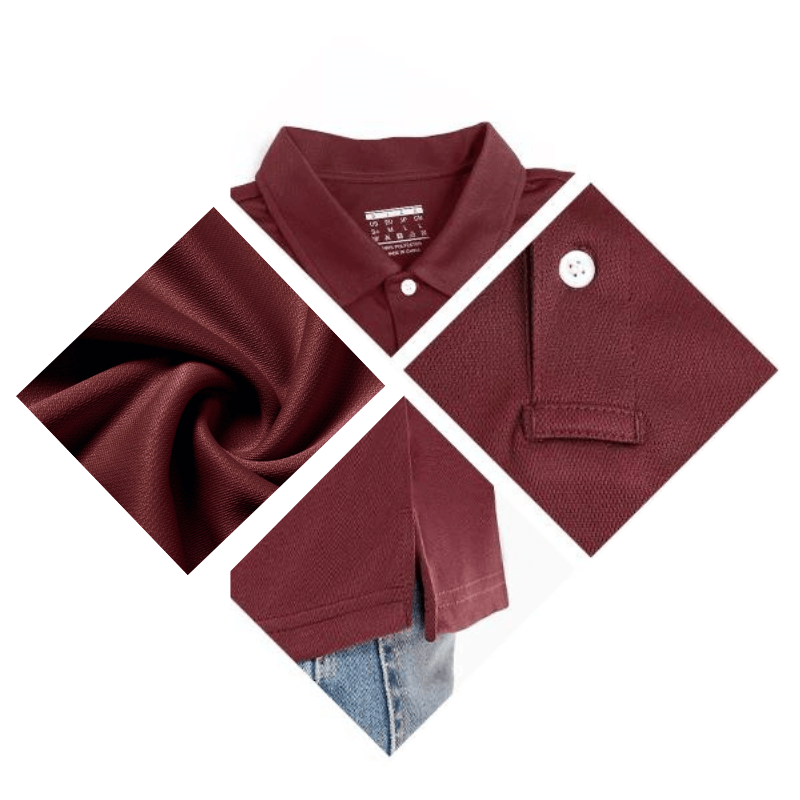 Heren Sneldrogend Poloshirt