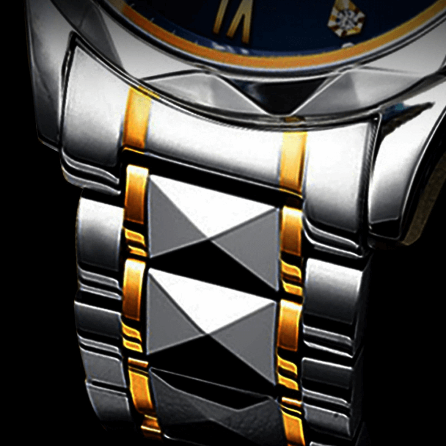 Heren Roestvrijstalen Luminous Horloge