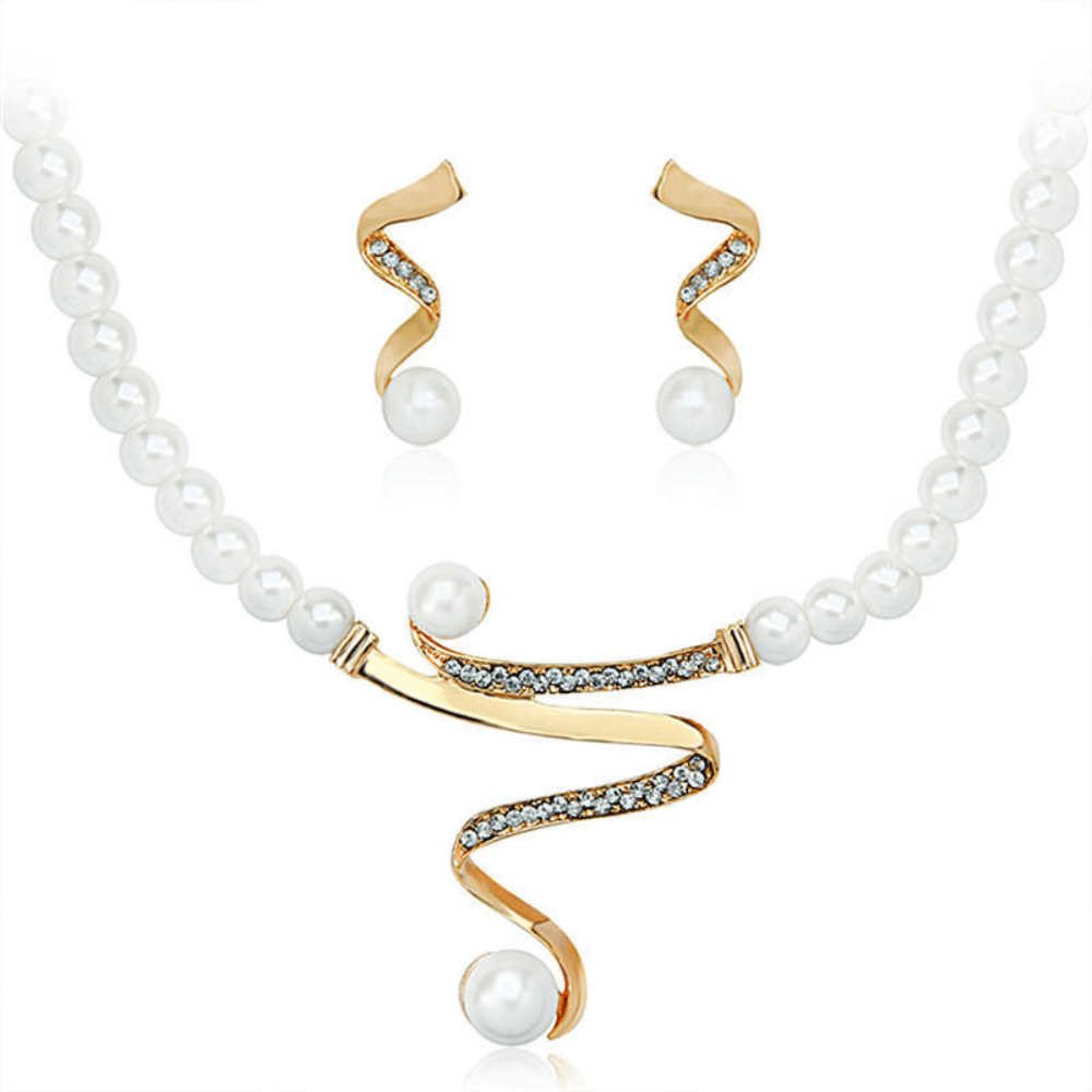 Elegant Parelsieradenset