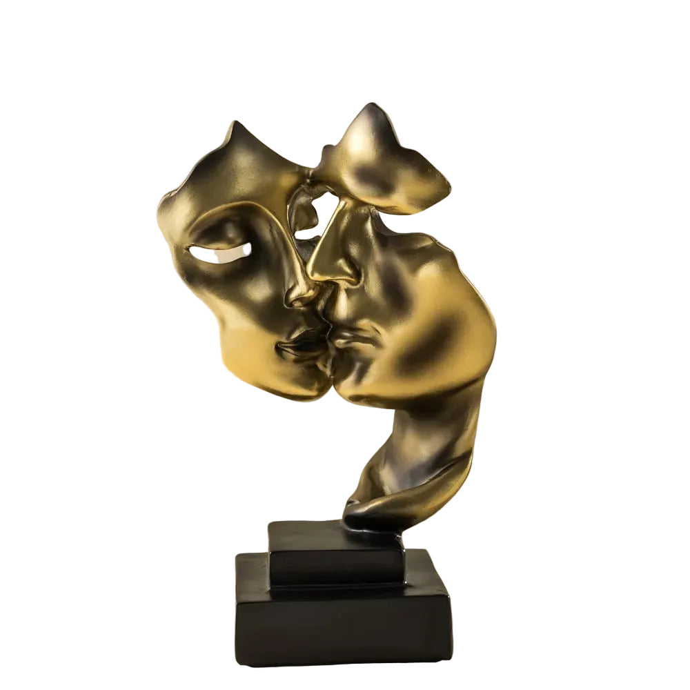 Abstract Gouden Standbeeld Decoratie voor Kantoor en Woonkamer 0