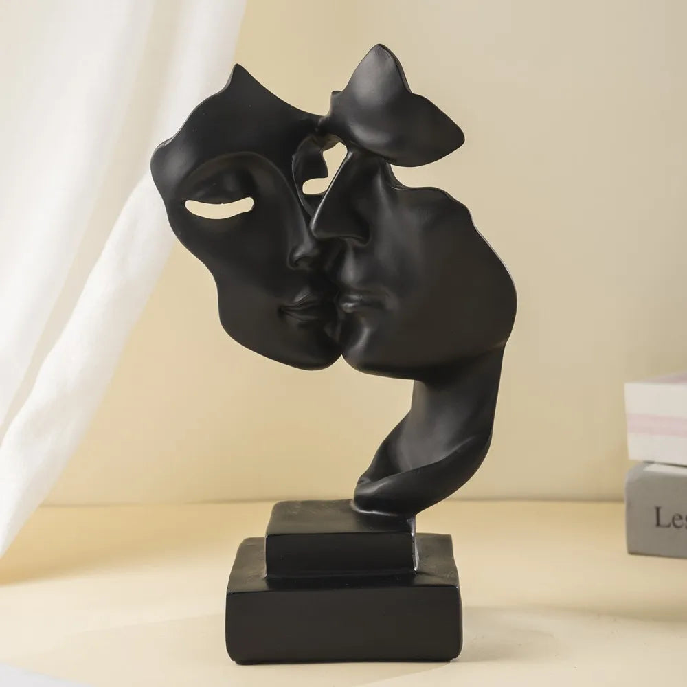 Abstract Gouden Standbeeld Decoratie voor Kantoor en Woonkamer 1