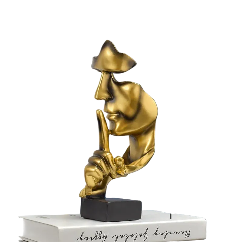 Abstracte Decoratie Stille Denker voor Thuis