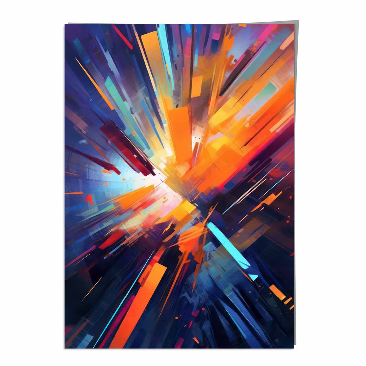Abstracte Kunstprint voor Moderne Interieurs 0