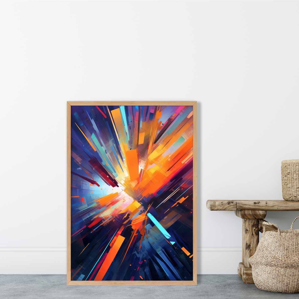 Abstracte Kunstprint voor Moderne Interieurs 1