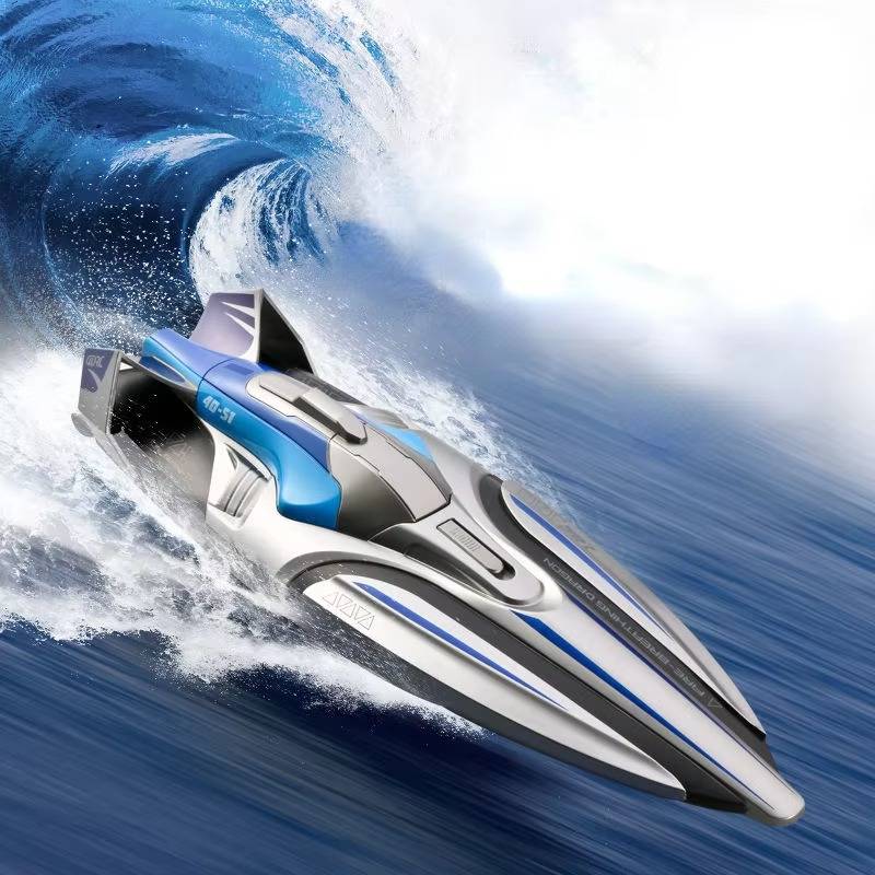 Afstandbestuurbare Boot Professioneel Racen met Dubbele Motoren en LED-verlichting 2