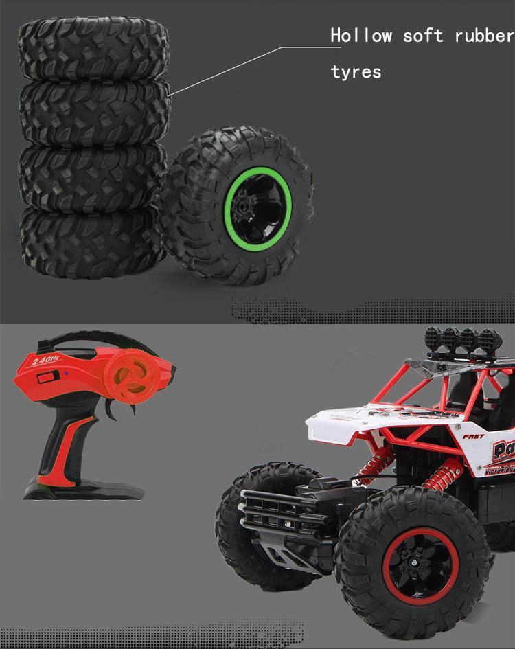 Afstands bestuurbare 4WD RC Auto Offroad Crawler Met Dubbele Motor 3