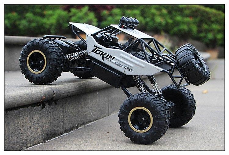 Afstands bestuurbare 4WD RC Auto Offroad Crawler Met Dubbele Motor 6
