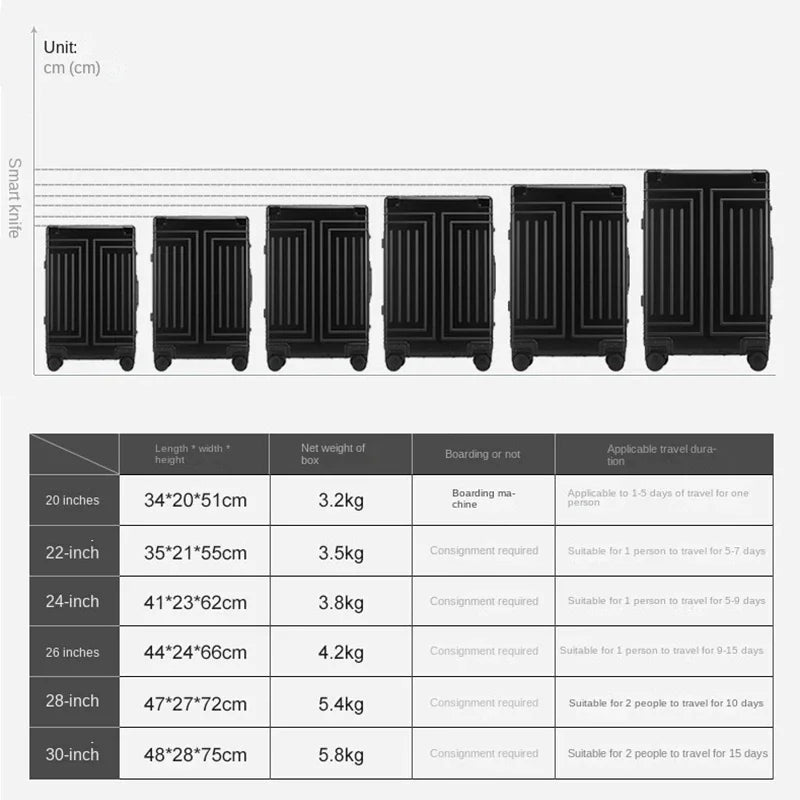 Aluminium-magnesium Zakenkoffer Modern Ontwerp 7
