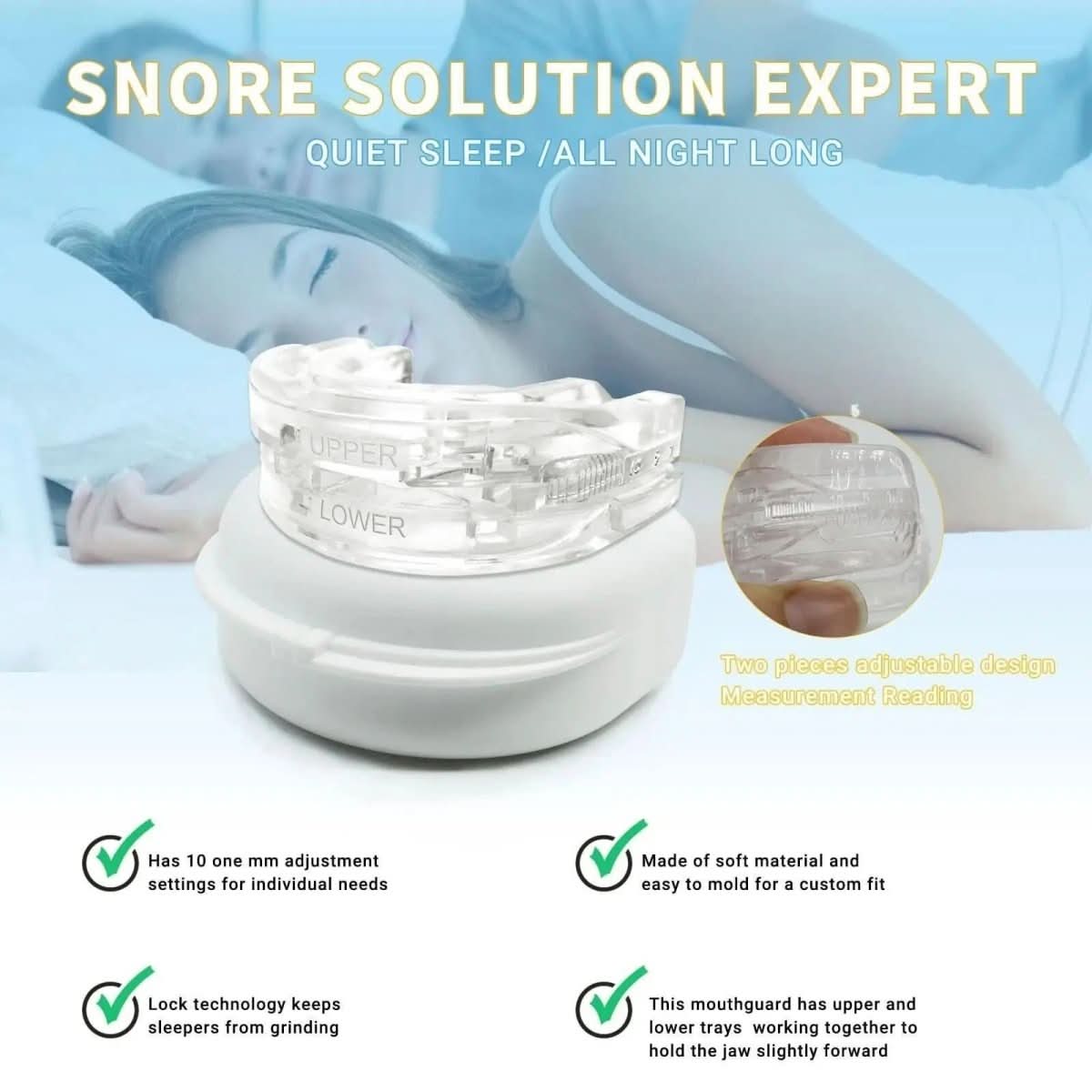 Anti-snurk Mondstuk voor Slaapcomfort 5