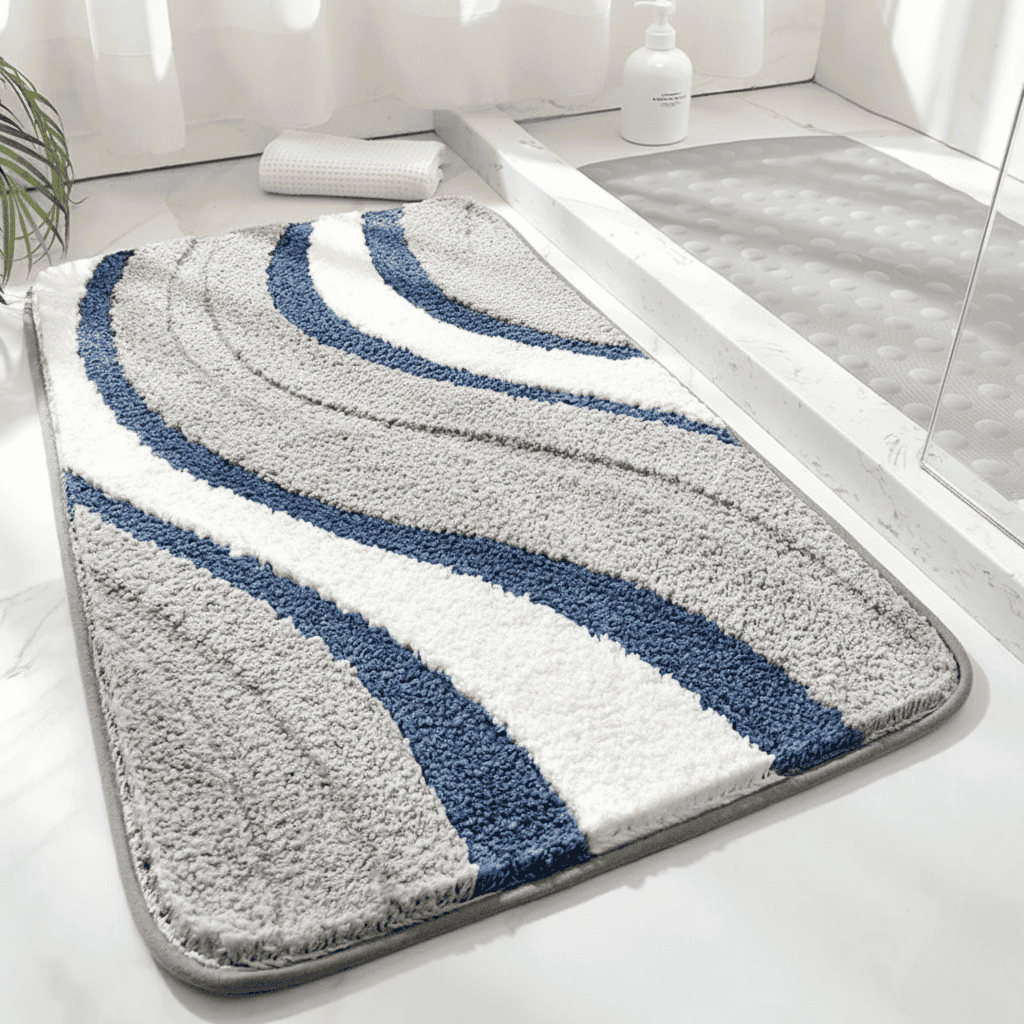 Antislip Badmat Sneldrogend voor Badkamer 50 x 80 cm 0