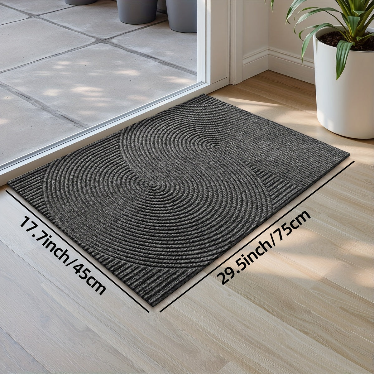 Antislip Deurmat Geometrisch Patroon voor Binnen en Buiten 6