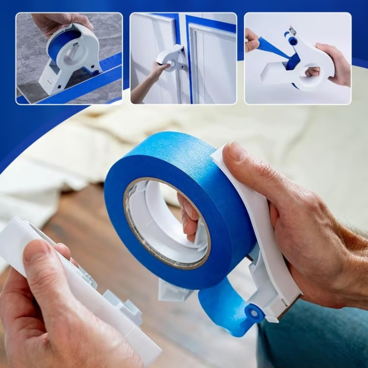 Applicator voor Schilderstape met Geïntegreerde Snijder 0