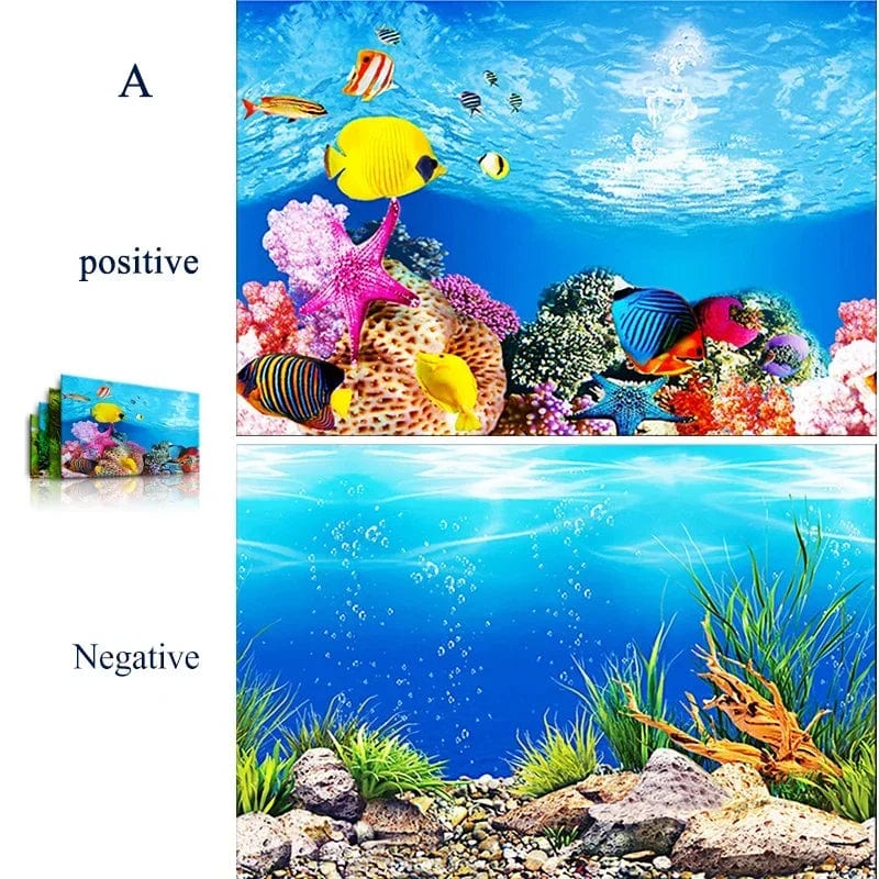 Aquariumdecoratie 3D Achtergrond Voor Realistische Ervaring 6
