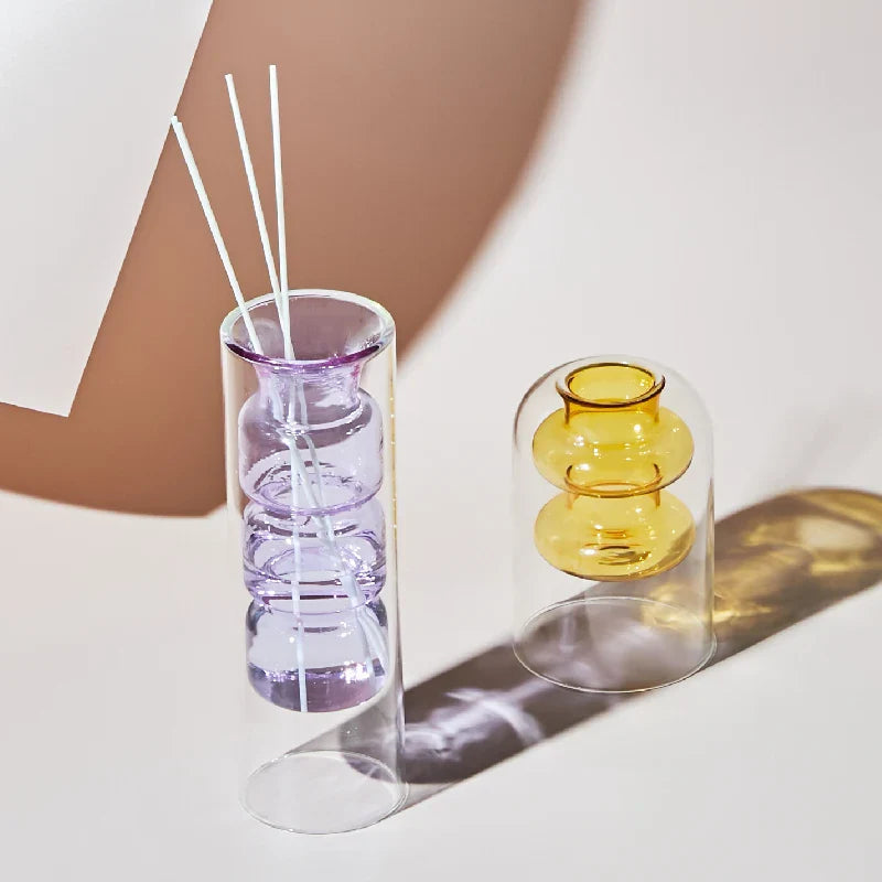 Artistieke Glazen Vaas Scandinavisch Design 6