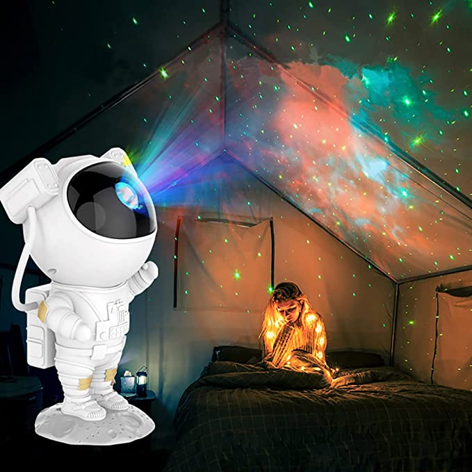 Astronaut LED-projector met 360° Draaibare Kop 0