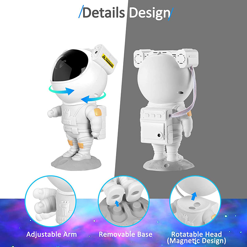 Astronaut LED-projector met 360° Draaibare Kop 5