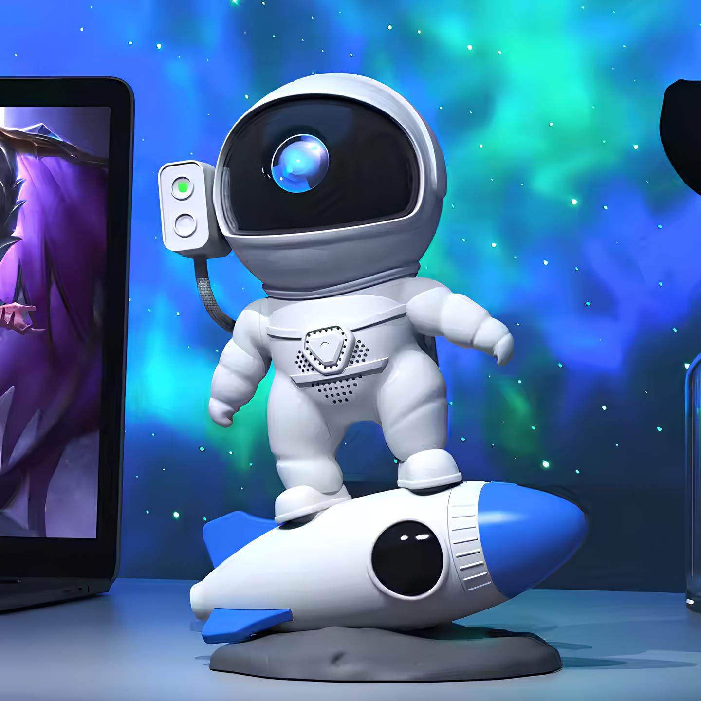 Astronaut Projectorlamp Met Futuristisch Ontwerp 1