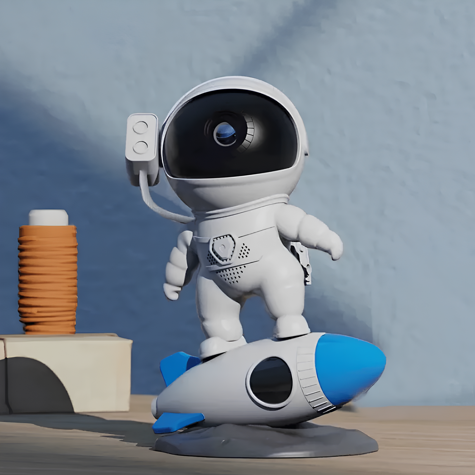 Astronaut Projectorlamp Met Futuristisch Ontwerp 4